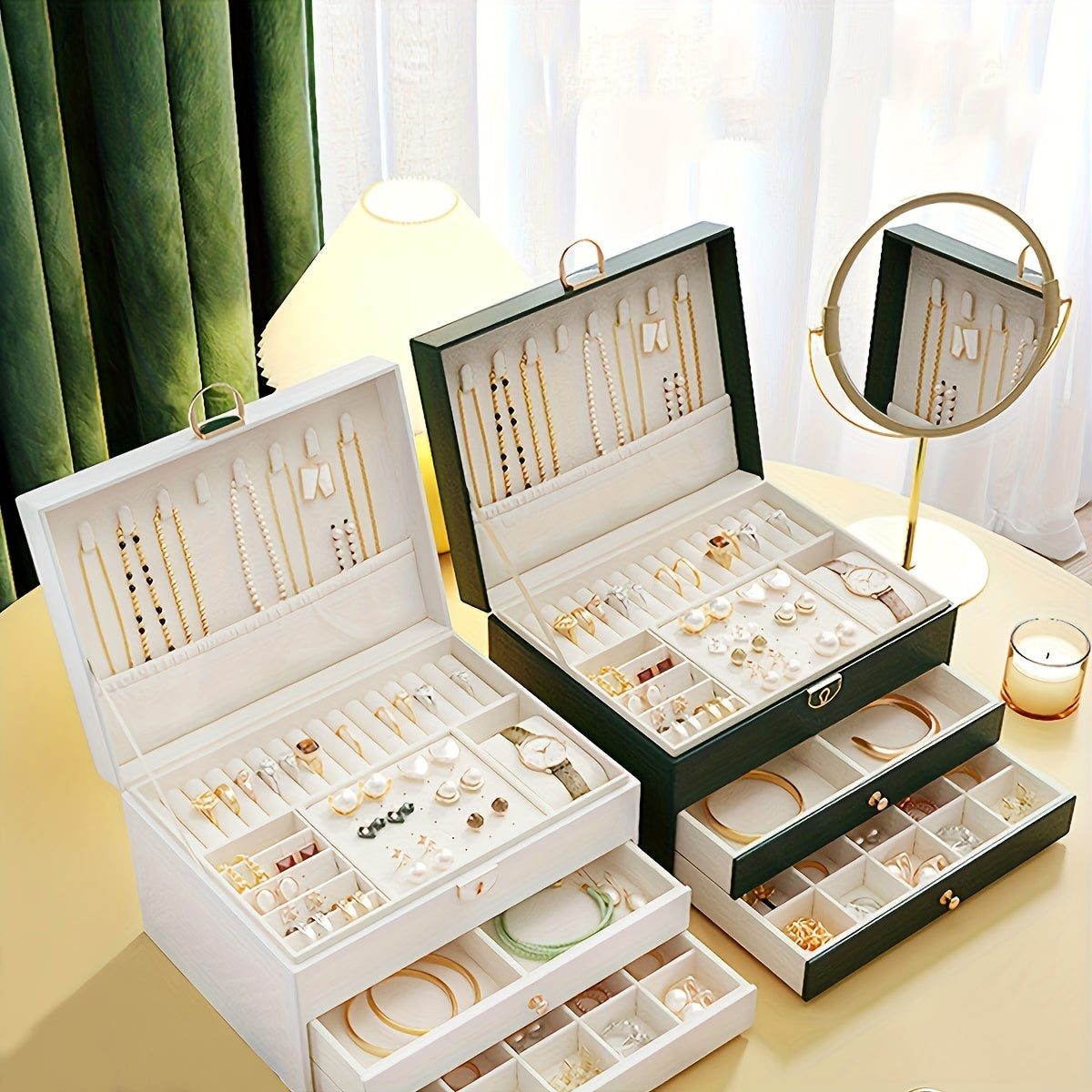 PREMIUM LEATHER JEWELRY BOX