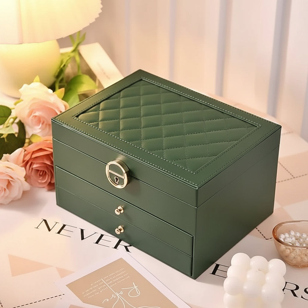 PREMIUM LEATHER JEWELRY BOX