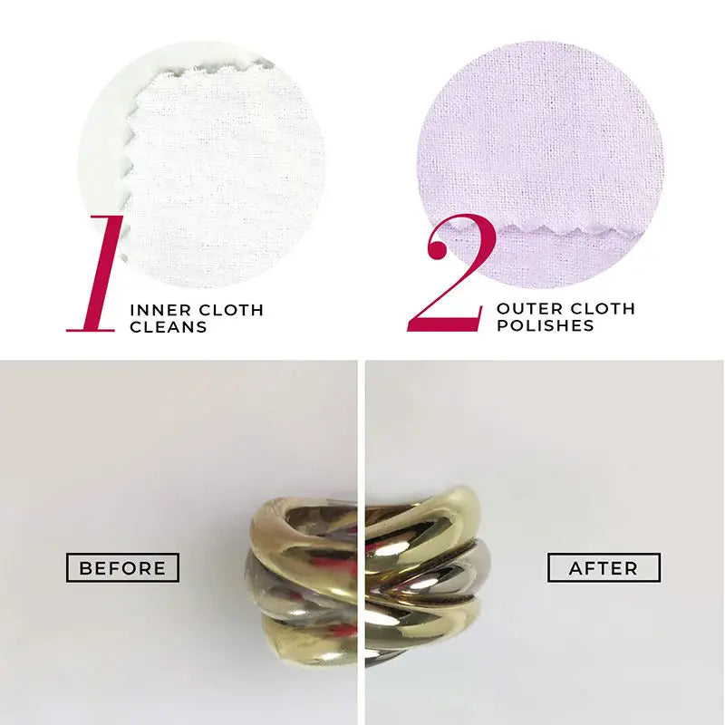 Ultrasoft Gold Jewelry Polishing Cloth (Gift-when you buy jewelry box)