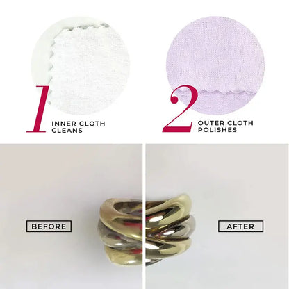 Ultrasoft Gold Jewelry Polishing Cloth (Gift-when you buy jewelry box)