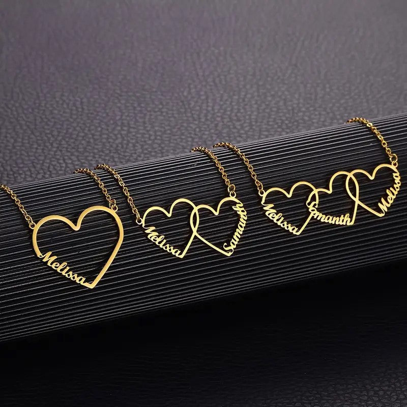 Personalized Heart Name Necklace