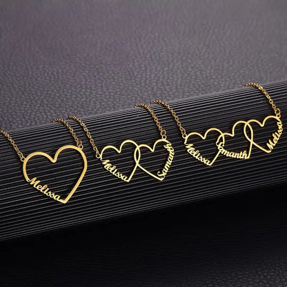 Personalized Heart Name Necklace