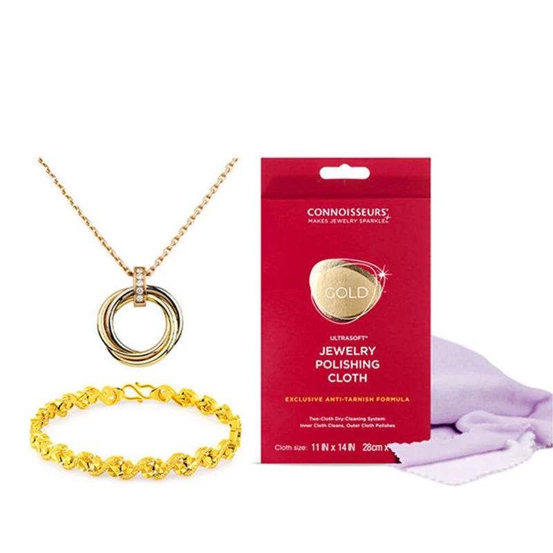 Ultrasoft Gold Jewelry Polishing Cloth (Gift-when you buy jewelry box)