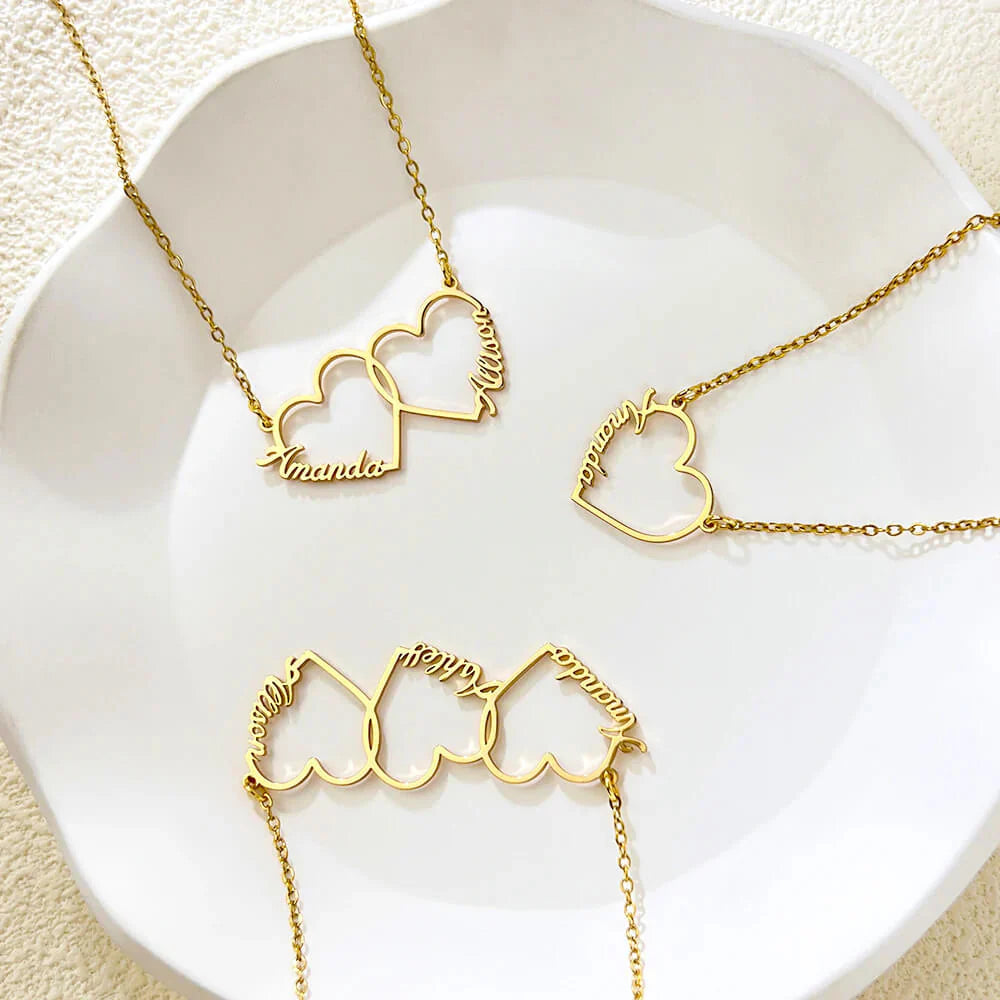 Personalized Heart Name Necklace
