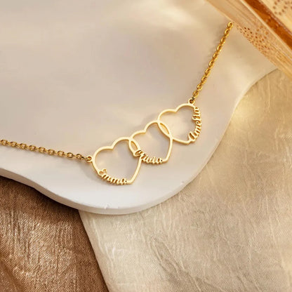 Personalized Heart Name Necklace