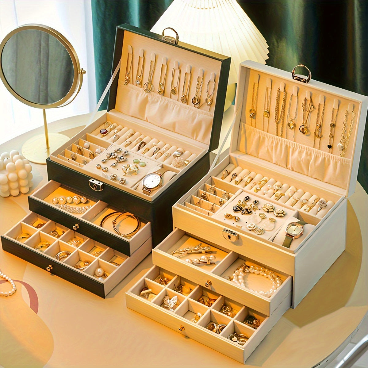 PREMIUM LEATHER JEWELRY BOX