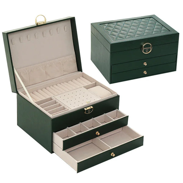 PREMIUM LEATHER JEWELRY BOX